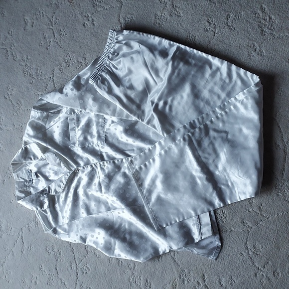 Sarah Spencer Set Pajamas White Jacquard Size L - Picture 1 of 3